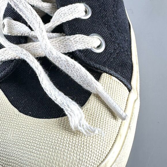 Veja Nova Canvas Low Top Black White Shoes Women's Size 10 Sneakers - Picture 16 of 16